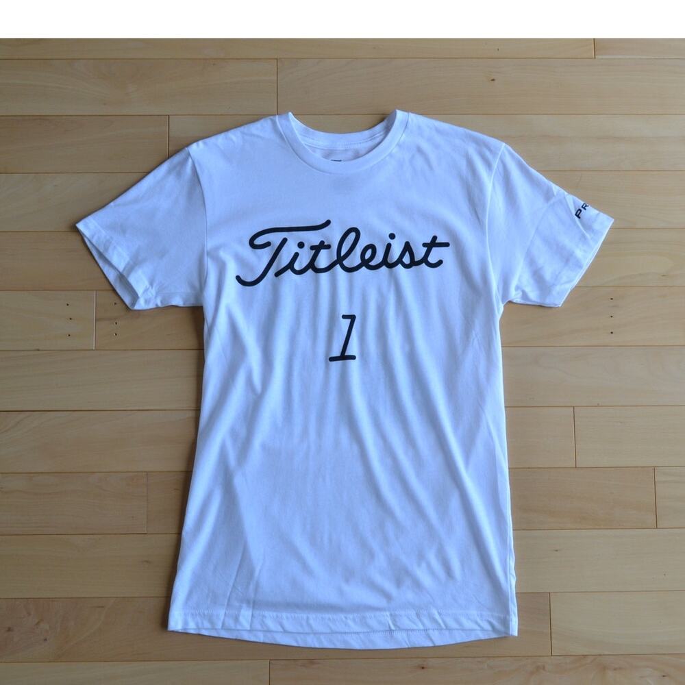 Titleist Pro V1 White T Shirt Tee Size Small